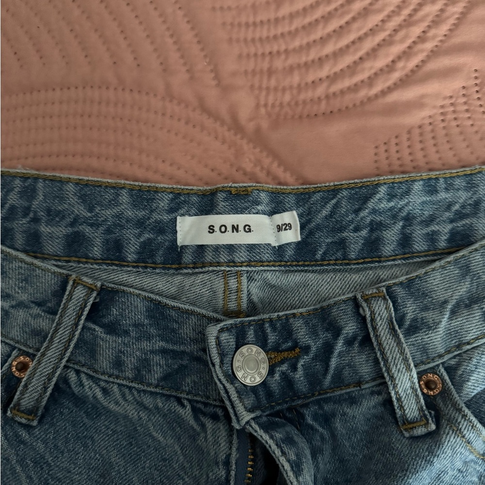 S.O.N.G. Women's Stylish Blue Ankle Jeans
